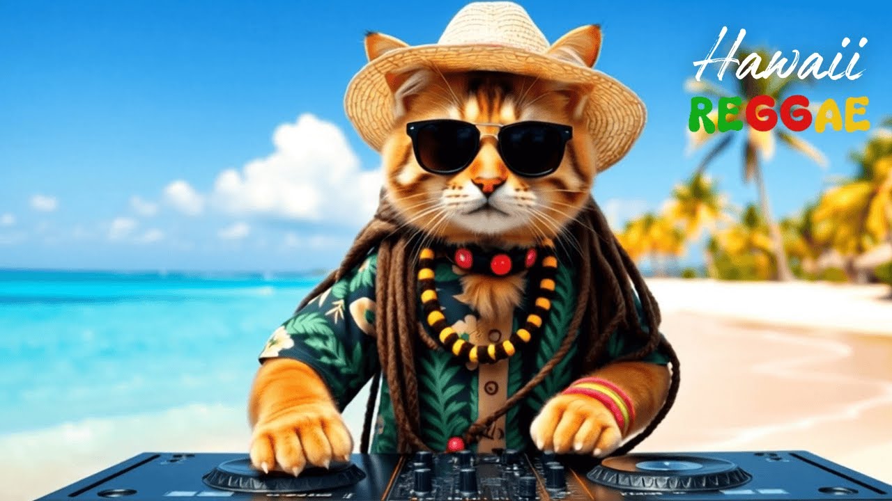 Hawaiian Reggae Vibes by DJ Meow: A Cat with Beats, Bass, and Island ...