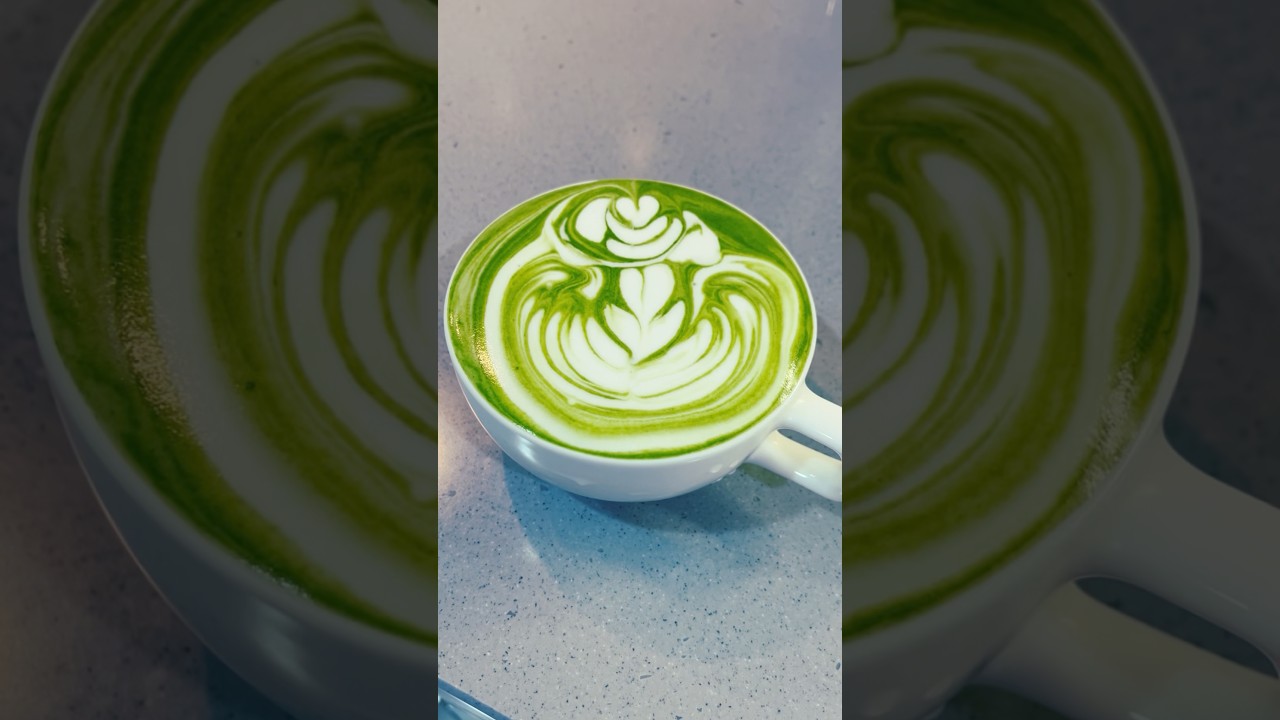 Latte Art 🌟that's 🌹 - YouTube
