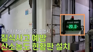 아차사고 3. 질식사고 예방 산소농도 현황판 설치(feat. 밀폐공간 작업 요령)썸네일