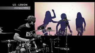 U2 - Lemon (1993) / Drum Cover#u2 #edge #bono #zooropa #lemon