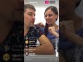 Оля Рапунцель и Дима: ссора из-за картошки, в прямом эфире Instagram 02-08-2017