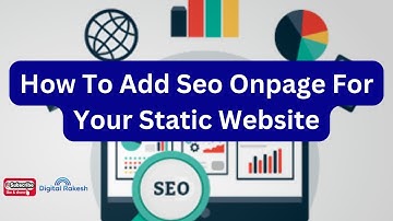 How To Add Seo Onpage For Your Static Website