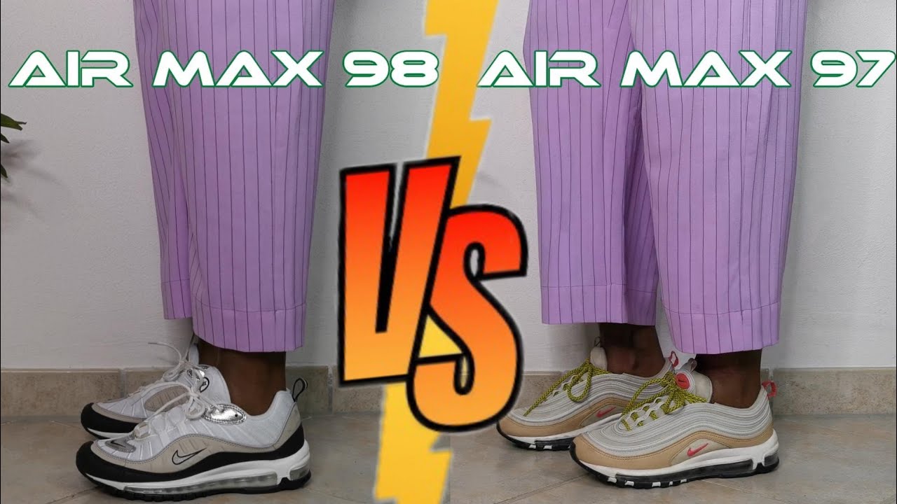 Air max 98 vs Air max 97 (Unboxing the nike air max 98) - YouTube
