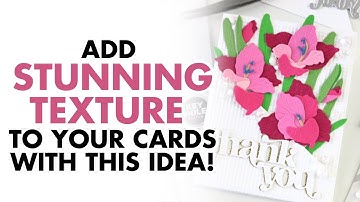 Try This Trick for Adding Beautiful Texture to Your Projects! 😱