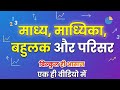 माध्य, माध्यिका, बहुलक और परिसर | बिल्कुल ही आसान तरीका 🔥