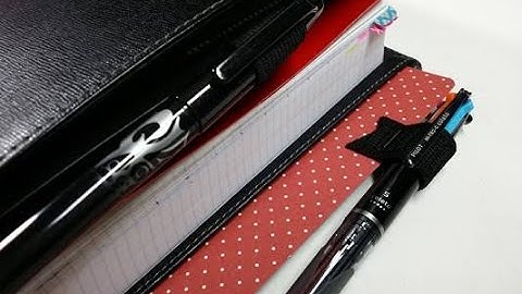 How to Add an Extra Pen Holder to Your Filofax A5 Flex - #VEDA Day 5