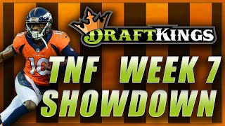 DRAFTKINGS NFL WEEK 7 THURSDAY SHOWDOWN: Cardinals Broncos TNF