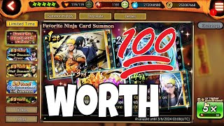 Nxb nv  Must summon ||Favourite Ninja Card Summon