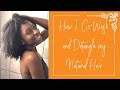 How I Co-Wash and Detangle my Natural Hair || Namibian Youtuber