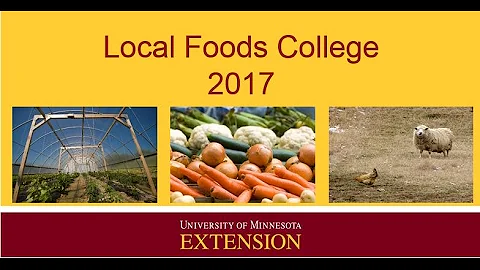 Local Foods College 2017 - Post Harvest Handling