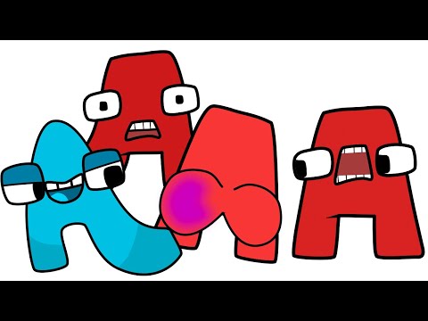 Filipino Alphabet Lore A vs Russian Alphabet Lore A vs Spanish Alphabet Lore A | Animation