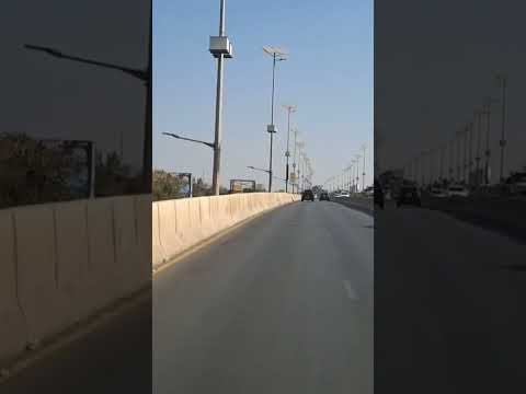 Driving Over A Flyover Bridge In Lusaka Africa Travelvlog 