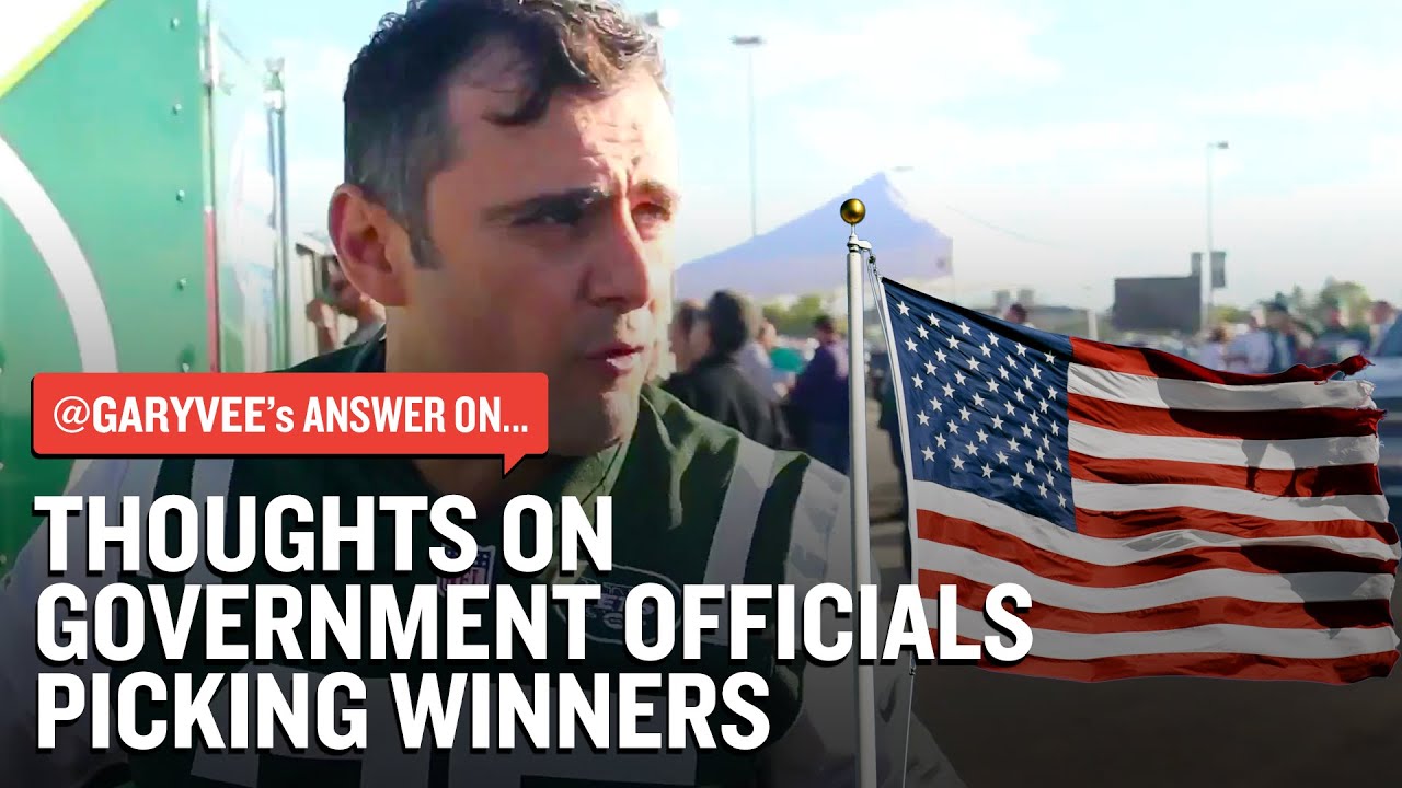 Thoughts On Government Officials Picking Winners