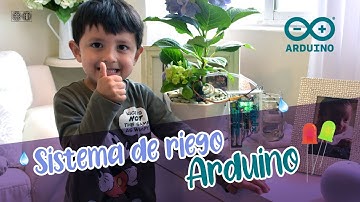 No más plantas y suculentas muertas con este sistema de riego automático Arduino 🌱🤓🌻🍀💦