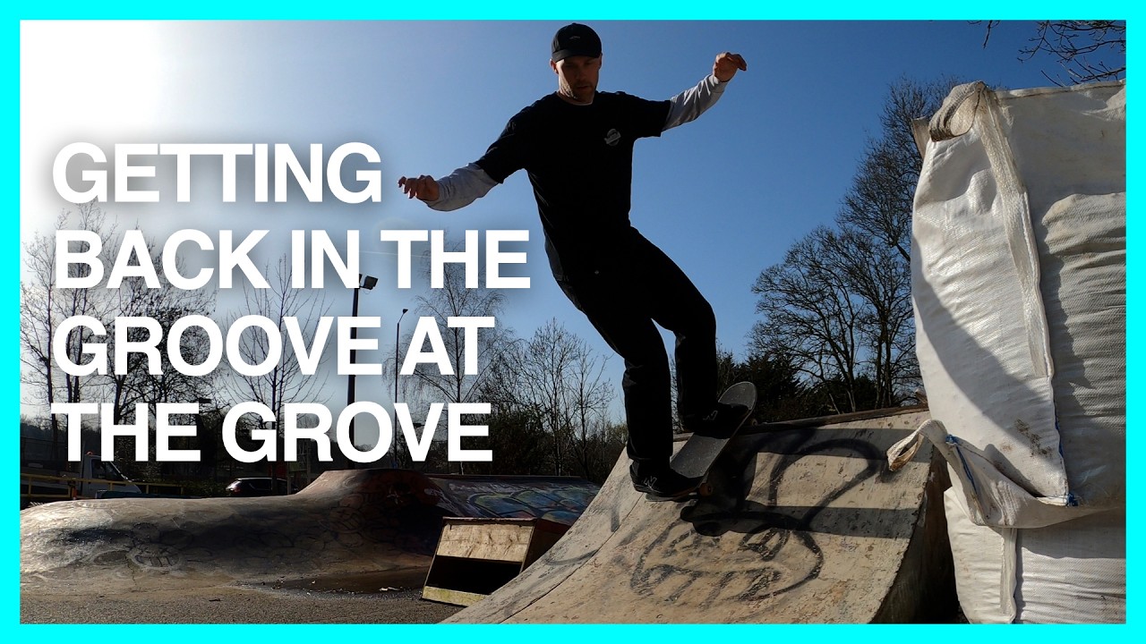The Grove DIY Skatepark In London | Beginner Skateboarding Over 40