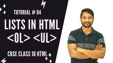 HTML List | List in HTML | Everything About HTML List | One Shot Video | In Hindi