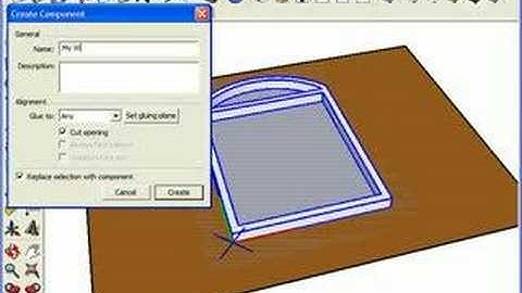 SketchUp - Creating a "Cutting" Component