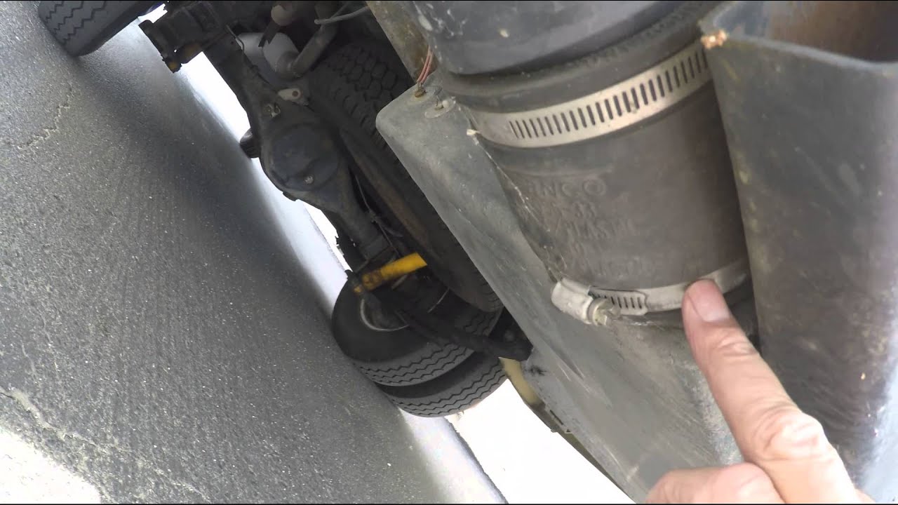 RV Grey Water Drain Valve YouTube