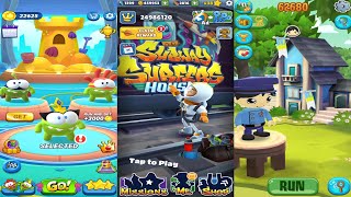 Subway Surfers Vs Om Nom Run Vs Tag With Ryan