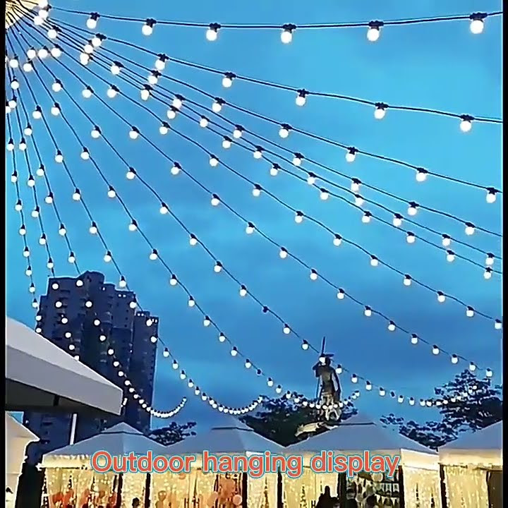 wendadeco LED G50 Outdoor String Patio Lights 101: everything you ...