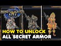 How To Unlock All 11 Secret Armor Sets In Monster Hunter Rise