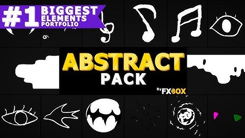 Abstract Elements And Transitions Stock Motion Graphics