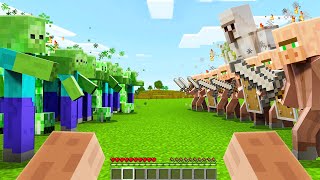 Training A MOB ARMY To Fight For Me In Minecraft!