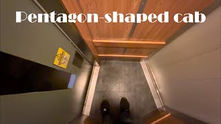 1950-60S Graham Brothers? Mod. By Kone Traction Elevator Östra Storgatan 6, Jönköping, Sweden.