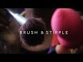 ASMR Gentle Brushing &amp; Stippling with Soft Whispers - Personal Attention