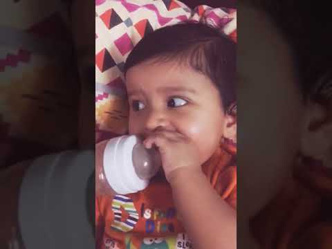 Riya#New Way of drinking Water # funnybaby video editing software free