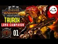 Taurox the Brass Bull, It's RAMPAGE time I Total War: Warhammer 3 | Ep 01 - no commentary