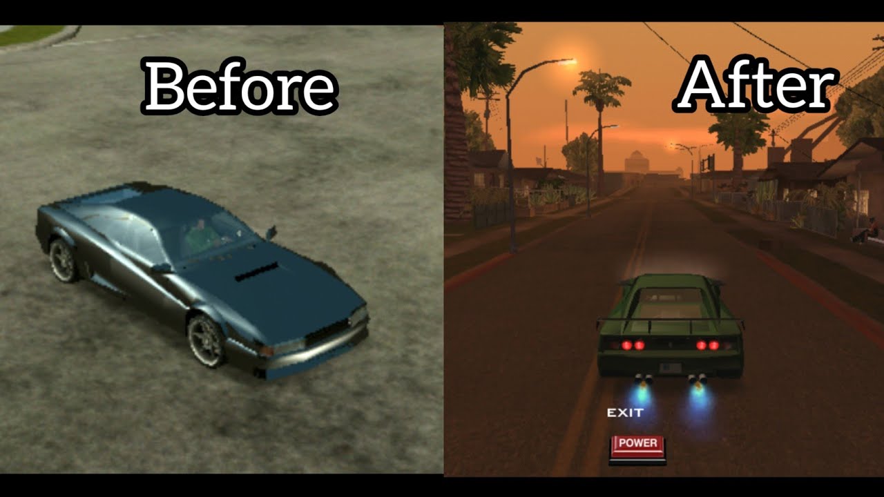 HOW TO MODIFY A CAR IN GTA SAN ANDREAS | #gta #gtasa - YouTube