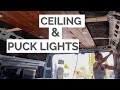 LED Puck Light Installation | VanBuild Ceiling