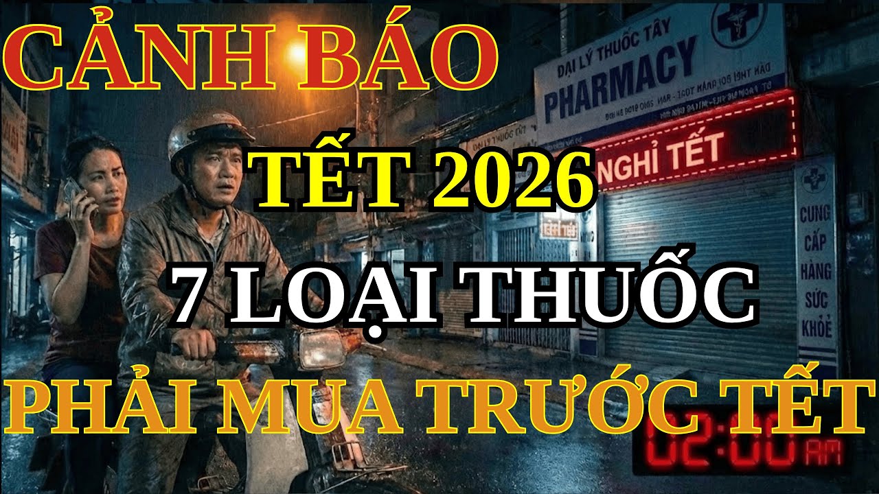 CẢNH BÁO TẾT 2026: 7 Loại Thuốc Bỗng Trở Nên Cực Hiếm – Khi Đau Bụng, 1 Viên Còn Quý Hơn Vàng