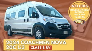 New 2024 Coachmen Nova 20C Li3 Class B RV  DOUBLE LITHIUM Package with 1260Ah of Power!