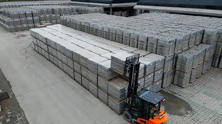 Process of Mass Production Artificial Granite Blocks. A 60-year-old Brick Factory in Korea by 프로세스 케이 Process K 91,414 views 1 month ago 9 minutes, 50 seconds