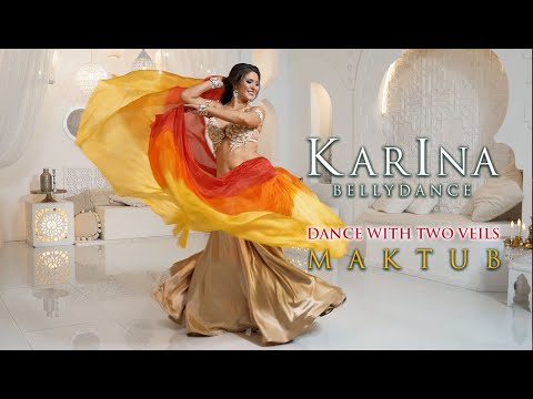 ♪♫ KARINA MELNIKOVA ♪♫ Dance with 2 veils. Maktub. 2022