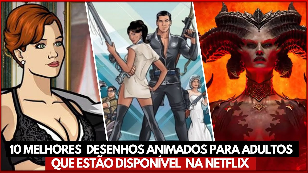🚨 10 Melhores Animações voltadas para o Público adulto I Desenhos ...
