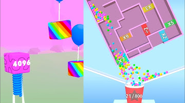 Happy Cubes 2048 Vs Multi Maze| Android ios gameplay