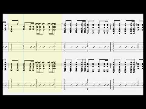 Superfiy. 愛をこめて花束を  guitar tab 1