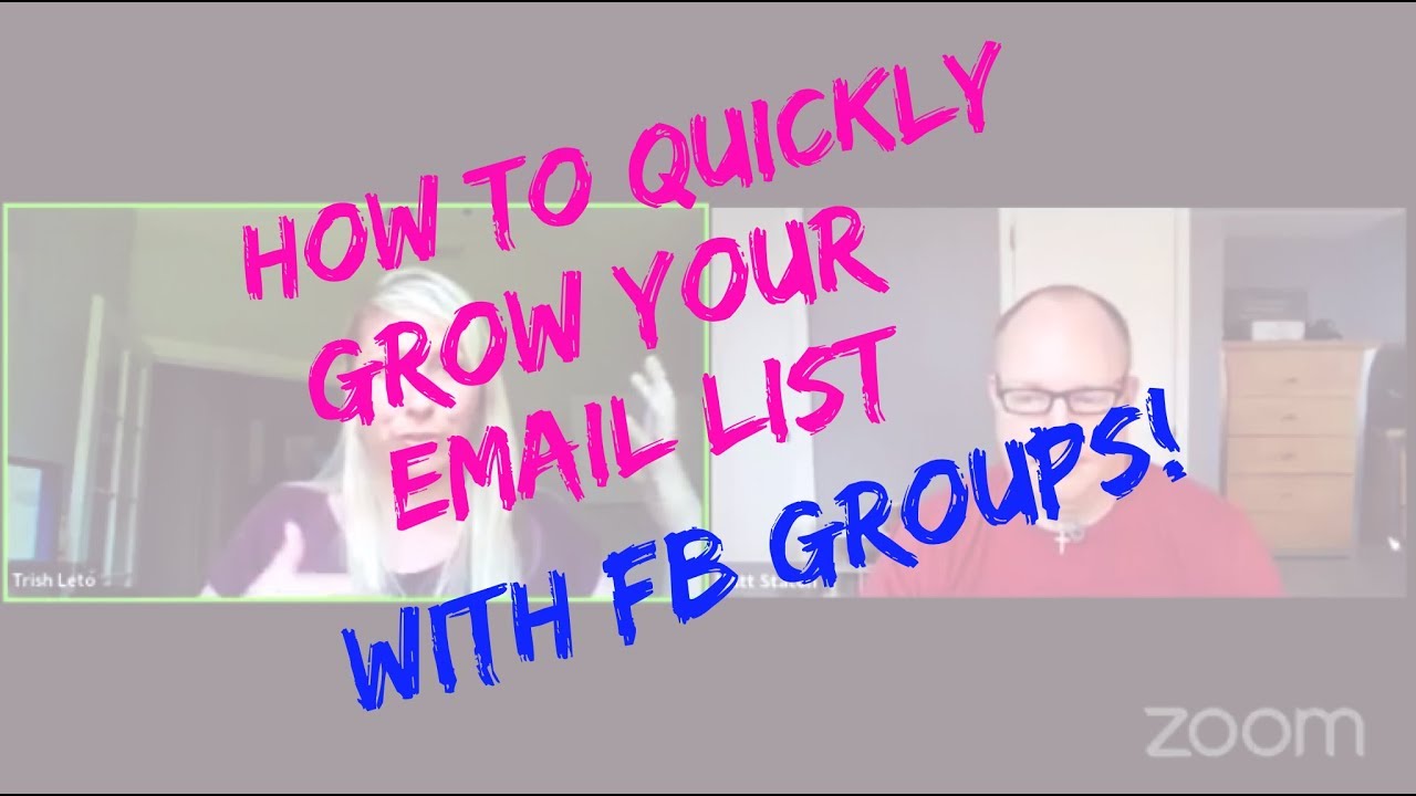 GROUP FUNNELS How To Quickly Grow Your Email List With Facebook Groups YouTube