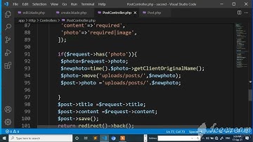 PHP laravel 8 #053authentication profile & controller & many to many
