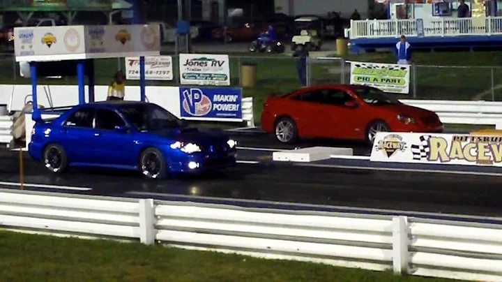 Turbo cobalt vs 300hp awd wrx