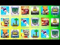 Talking Tom Gold Run,Sky Wars,Bed Wars,SkyLand,Miniworld Craft,Bouncemasters,Dank Tanks,Zooba