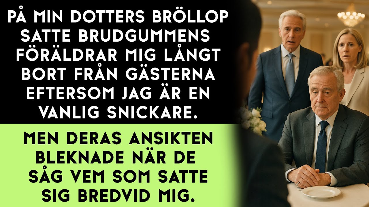 Jag sattes vid det bortre bordet nära köket… tills en “särskild” person kom in i salen