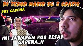 DI TEROR HABIB SG 2 GRATIS, INI JAWABAN BOS BESAR GARENA..!! #freefire #kulgar