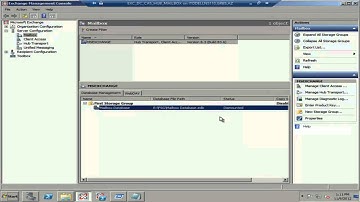 Exchange 2007 Move Mailbox and Storage group.mp4