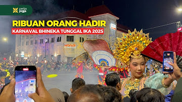 RIBUAN ORANG PADATI JALAN MALIOBORO - KARNAVAL BHINEKA TUNGGAL IKA TAHUN 2025 - Wisata Jogja Terbaru