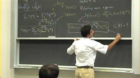 Quantum Mechanics Lecture 29 of 42: Time-dependent nondegenerate perturbation theory