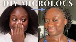 I INSTALLED MY OWN MICROLOCS BECAUSE I NEEDED A CHANGE | DIY MICROLOCS WITH  TWO STRAND TWIST by benenon 30,246 views 8 months ago 13 minutes, 32 seconds